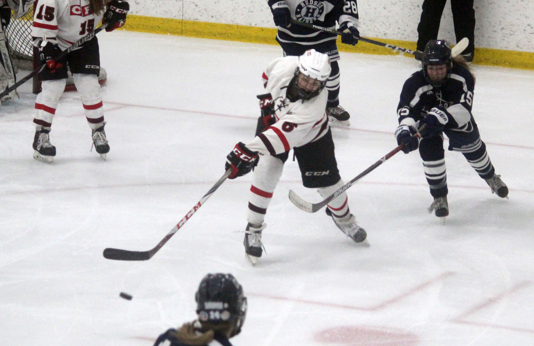 Hudson at Chi-Hi/Menomonie girls hockey 1-10-19